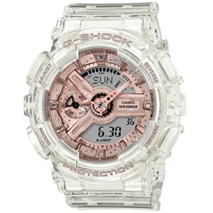 Casio Baby-G GMAS110SR-7A transparente con dial rosa reloj para mujer